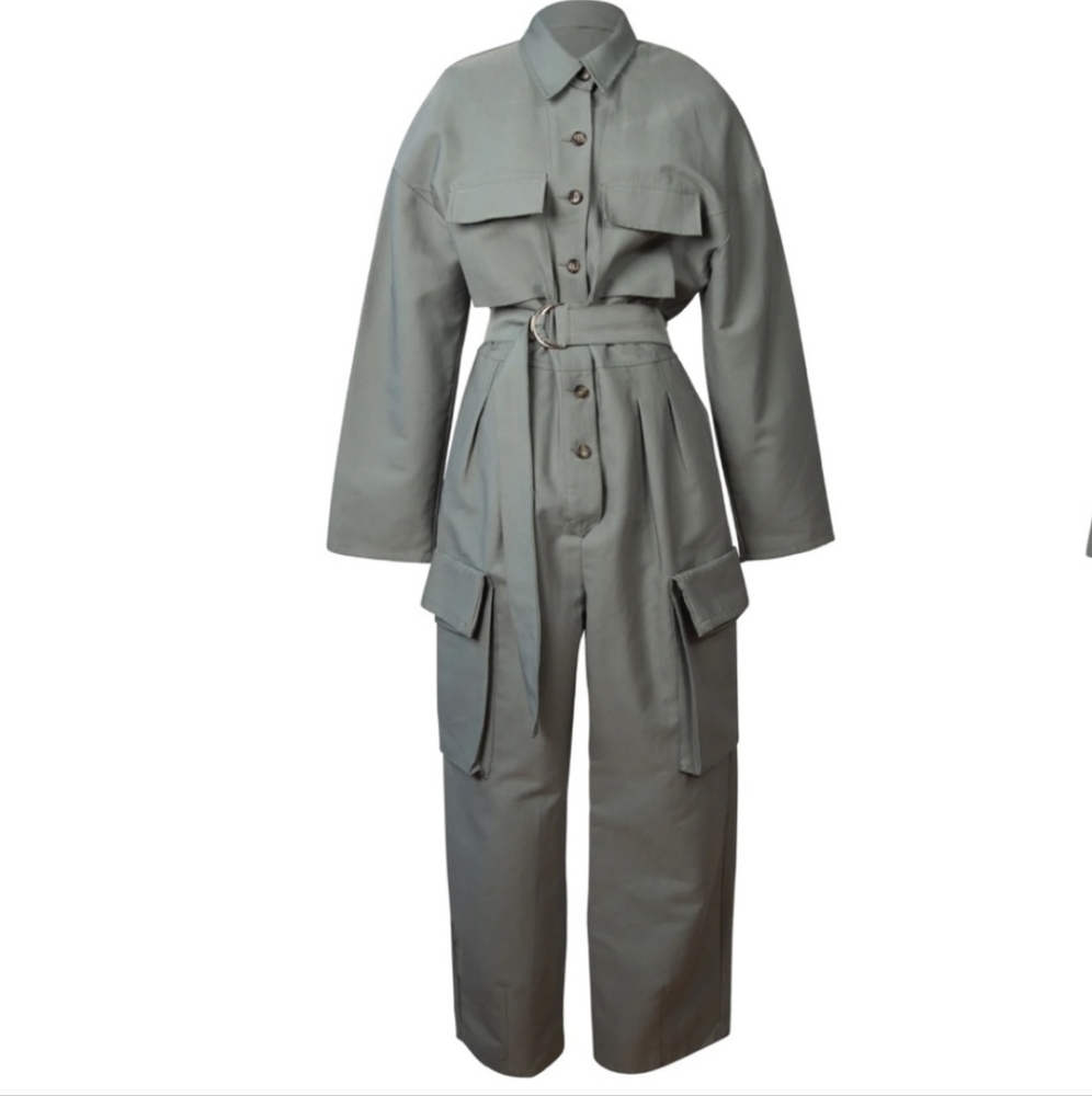 ISO Frankie shop linda belted jumpsuit